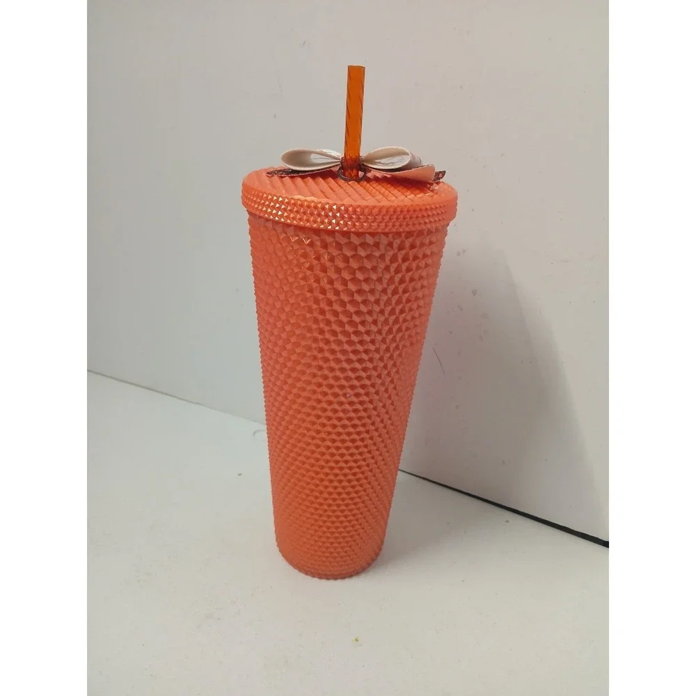 ORANGE PEARL-24‎ oz Starbucks Studded Tumbler-Limited Edition 2022